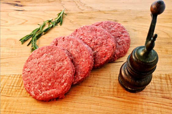 Beef Burger Patties, 5.3 oz