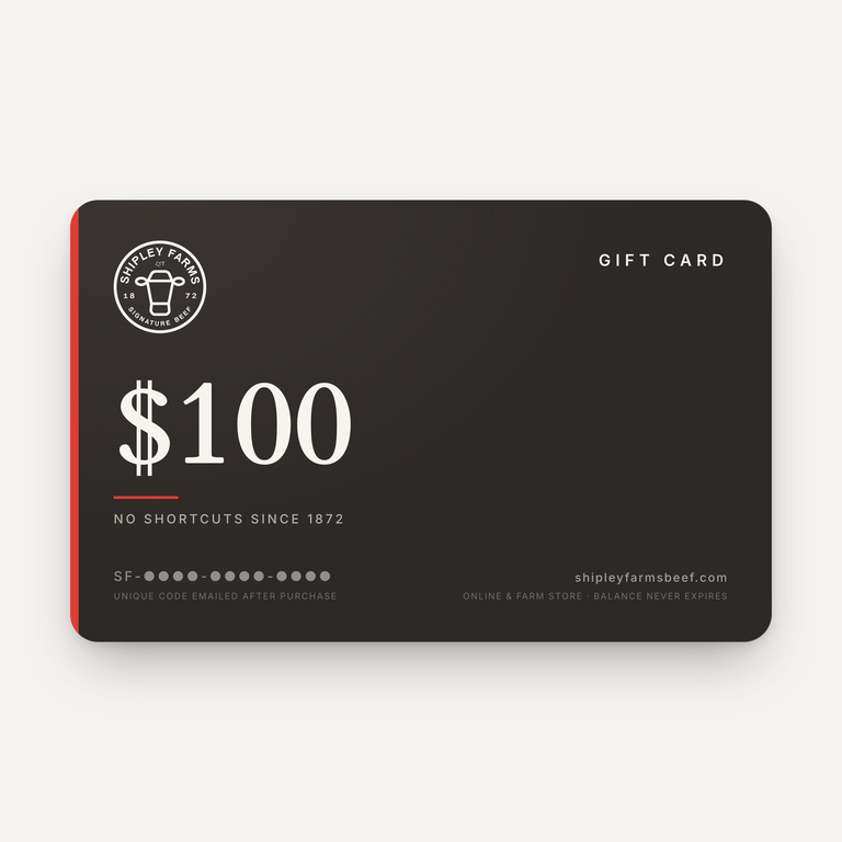 Shipley Farms Gift Card $100