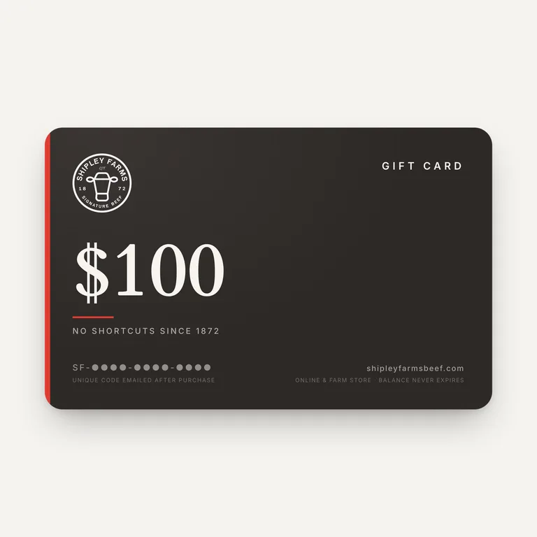 Shipley Farms $100 gift card