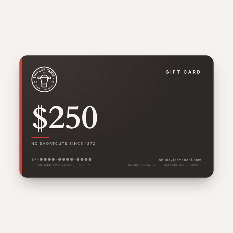 Shipley Farms Gift Card $250