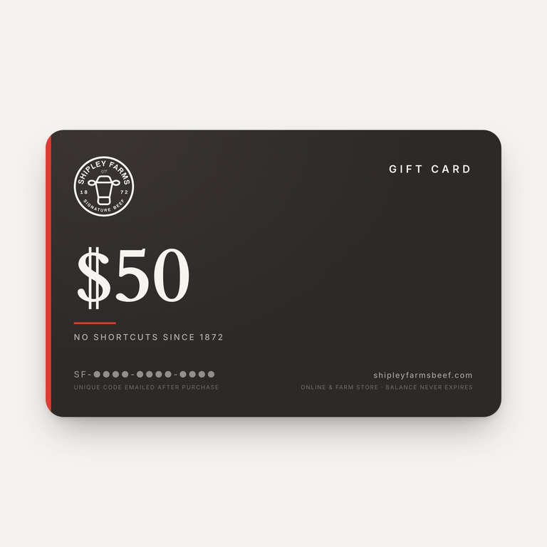 Shipley Farms Gift Card $50
